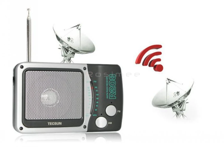 Tecsun R-208 AM FM радио портативный мини двухдиапазонный радиоприемник карманный размер FM радио высокая чувствительность радио Прямая поставка