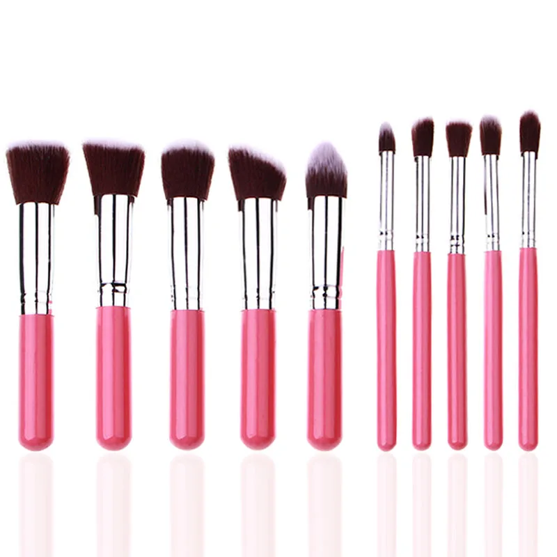 10 шт./компл. кисти для макияжа основа век Пудра подводка глаз бровей губ Макияж