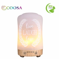 flame lamp aessential oil diffuser 100ml ultrasonic aroma diffuser waterless auto off steam difusor aromaterapia mister maker