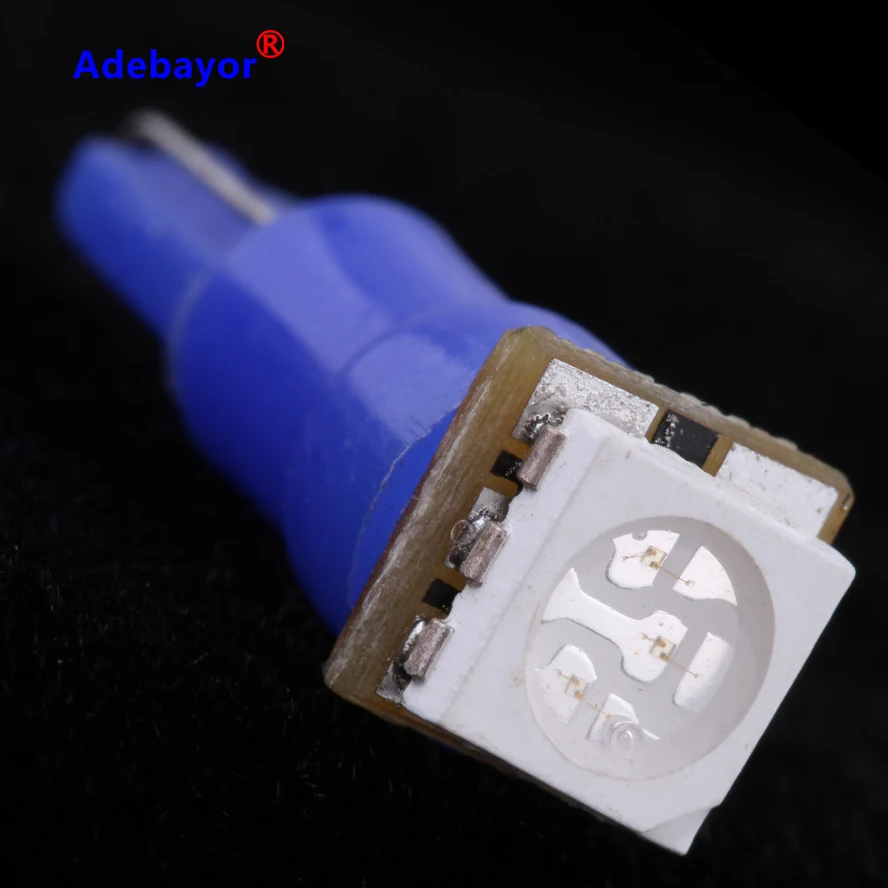 16 X Бесплатная доставка автомобиль T5 74 5050 SMD 1 светодиодный светильник приборной