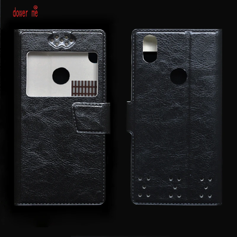 Dower me хит продаж флип-чехол из искусственной кожи с одним окном для BQ 6040L Magic Smart Phone