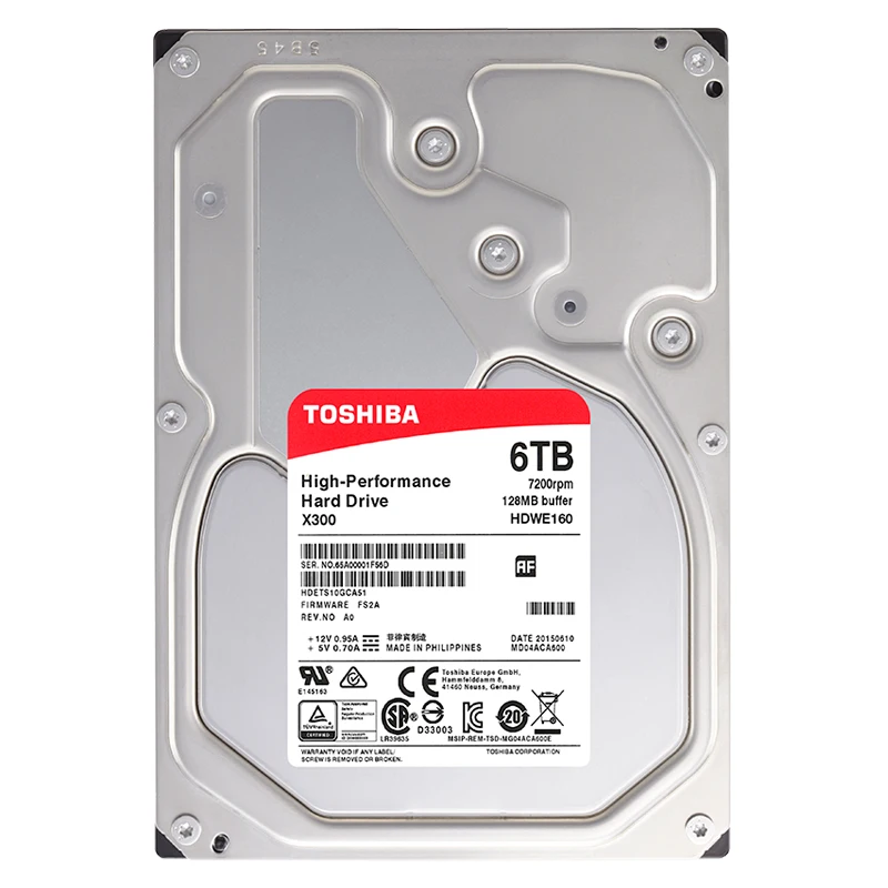 Toshiba HDD 3 5 Жесткий диск 6 ТБ диско Дуро Sata настольный 7200 об/мин внутренний жесткий