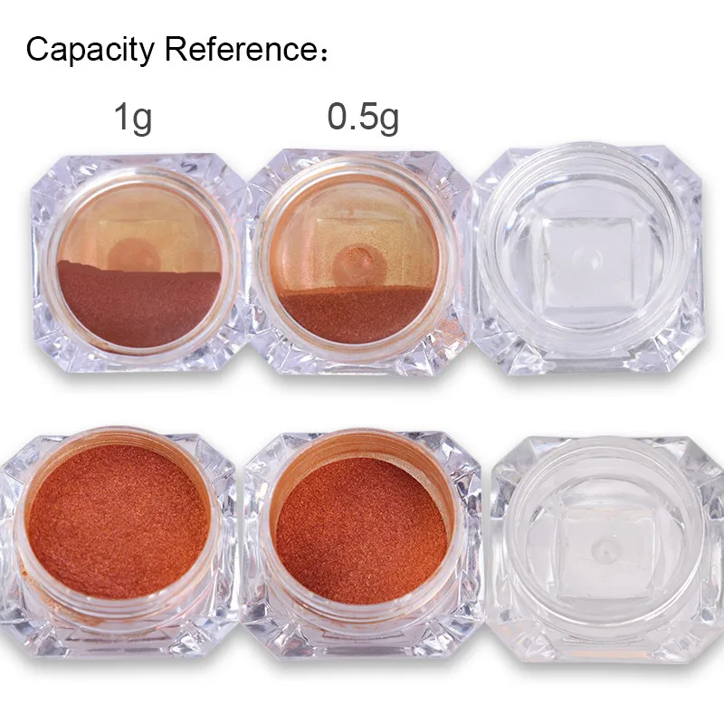 1 коробка Блестящий Порошок для ногтей высшего класса Хамелеон Голографический