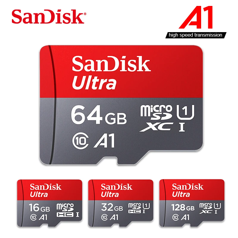 SanDisk A1 карта памяти 200 ГБ 128 Гб 64 98 МБ/с./с 32 Micro sd класс 10 UHS-1 флэш-карта Microsd TF/SD карты