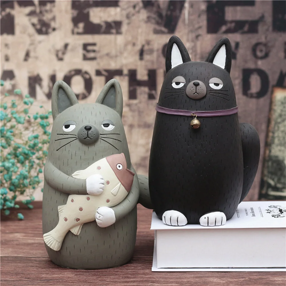 Прекрасный 3D Кошки Мультфильм фигурки копилка экономия монет цент, Пенни детская игрушка Копилка креативный подарок