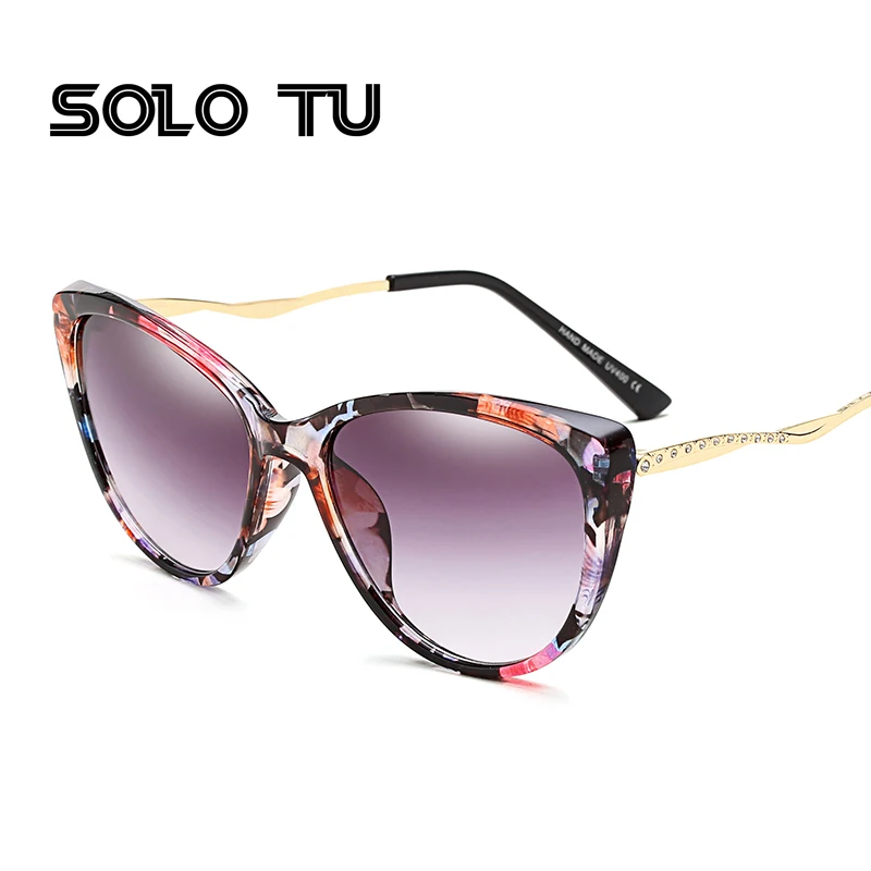 Модные женские глаз Очки Рамки оптика ясно Кошачий Глаз Солнцезащитные женщи