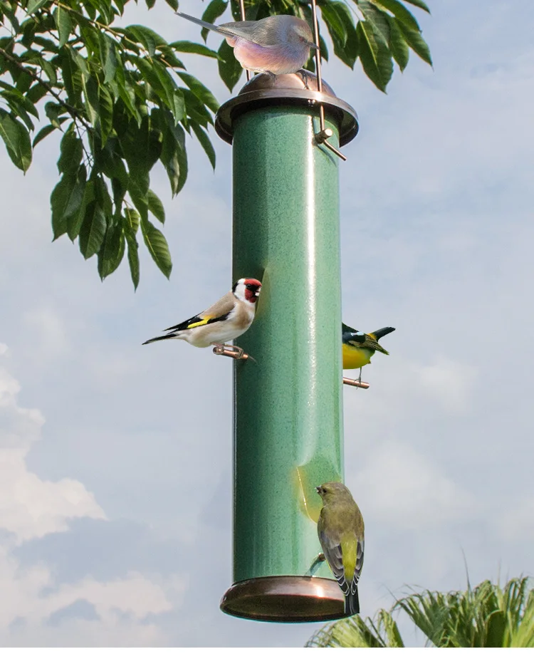 2107 Европейский стиль кормушка для диких птиц пищевой контейнер | Дом и сад