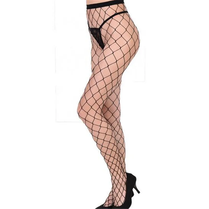 Новинка Модные женские сексуальные кружевные высокие чулки в сетку оптовая цена