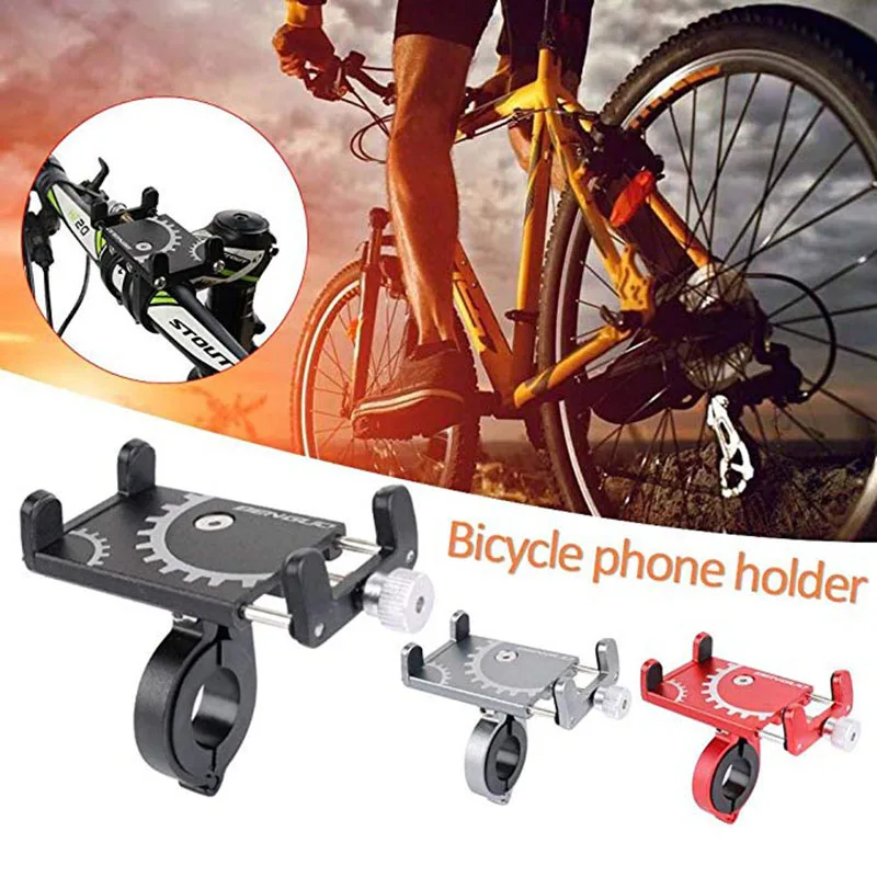 Алюминиевый универсальный велосипедный держатель для телефона MTB горный велосипед мотоцикл руль зажим подставка для 3,5-6,5 дюймов gps IPhone