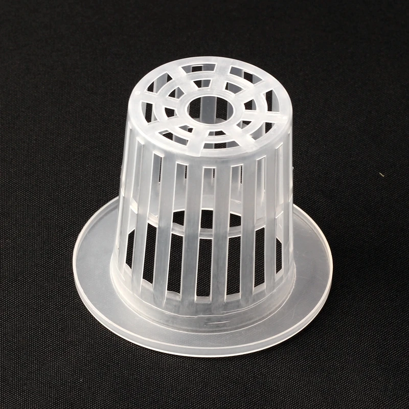 

8pcs Dia58.5mm Nursery Environmental Protection Hydroponics Colonization Basket, Hydroponics Flower Colonization Basket