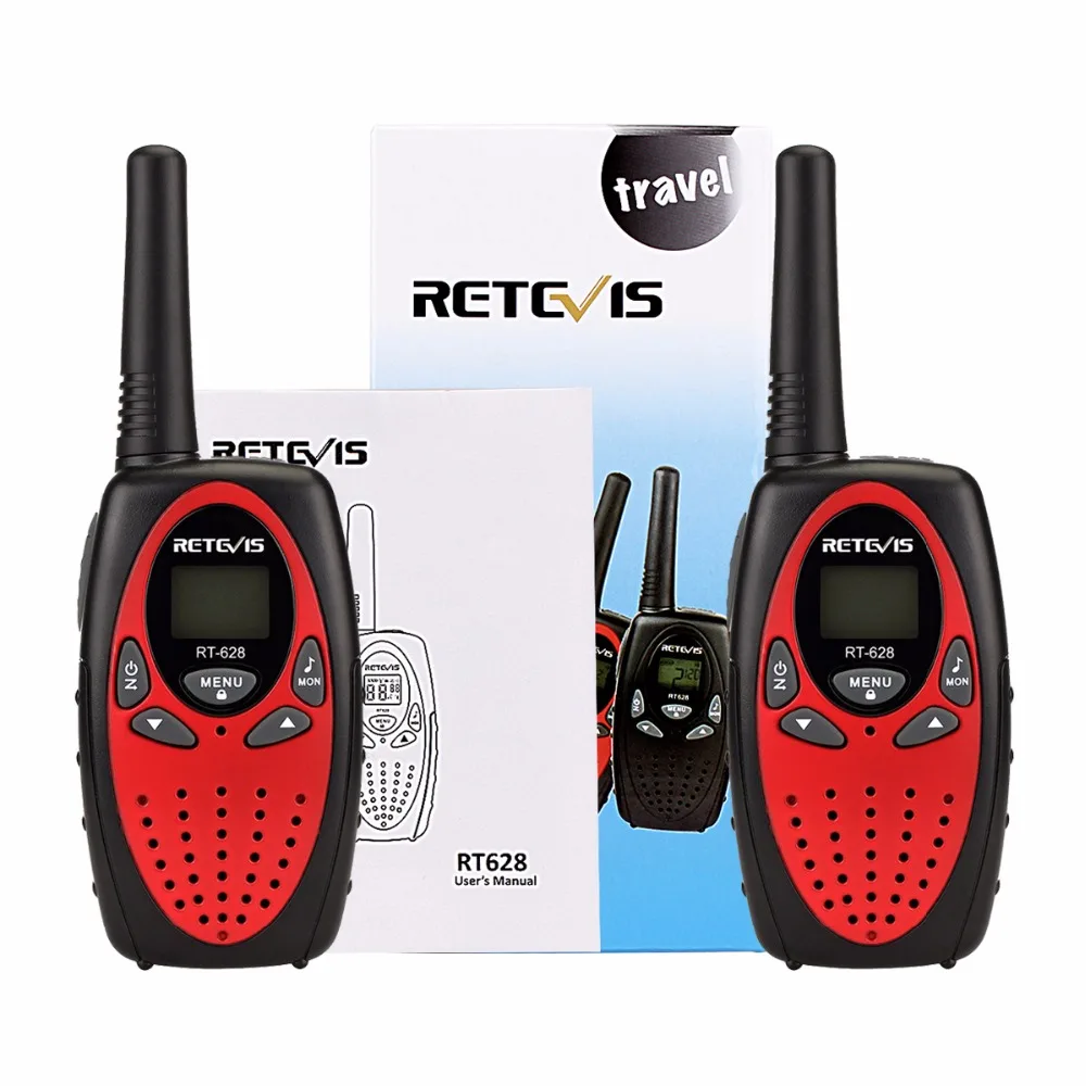 4 цвета Retevis RT628 мини рация 2 шт. для детей + 1Pin гарнитура 0 5 Вт PMR детская