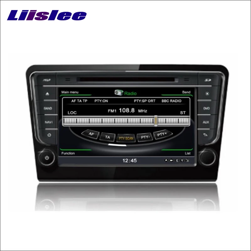 Liislee для Skoda Rapid 2013~ Автомобильный dvd-плеер gps Nav Navi карта навигации радио стерео CD iPod BT HD экран мультимедийная система