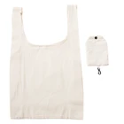 Новый эко-Хлопок складная сумка для покупок пакет для женщин мужчин многоразовый холст складной мешок Белый