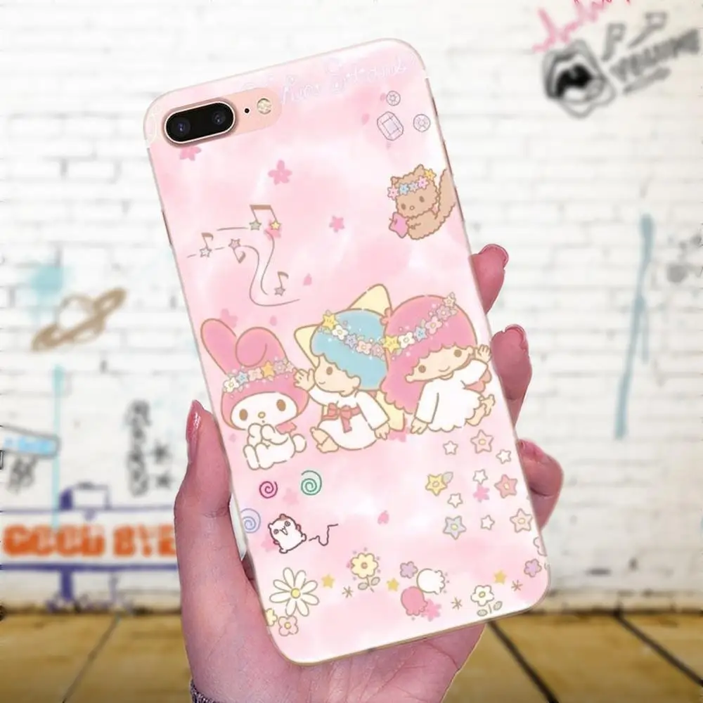 Симпатичные My Melody Little Twin Stars для Galaxy A3 A5 A7 On5 On7 2015 2016 2017 Grand Alpha G850 Core2 Prime S2