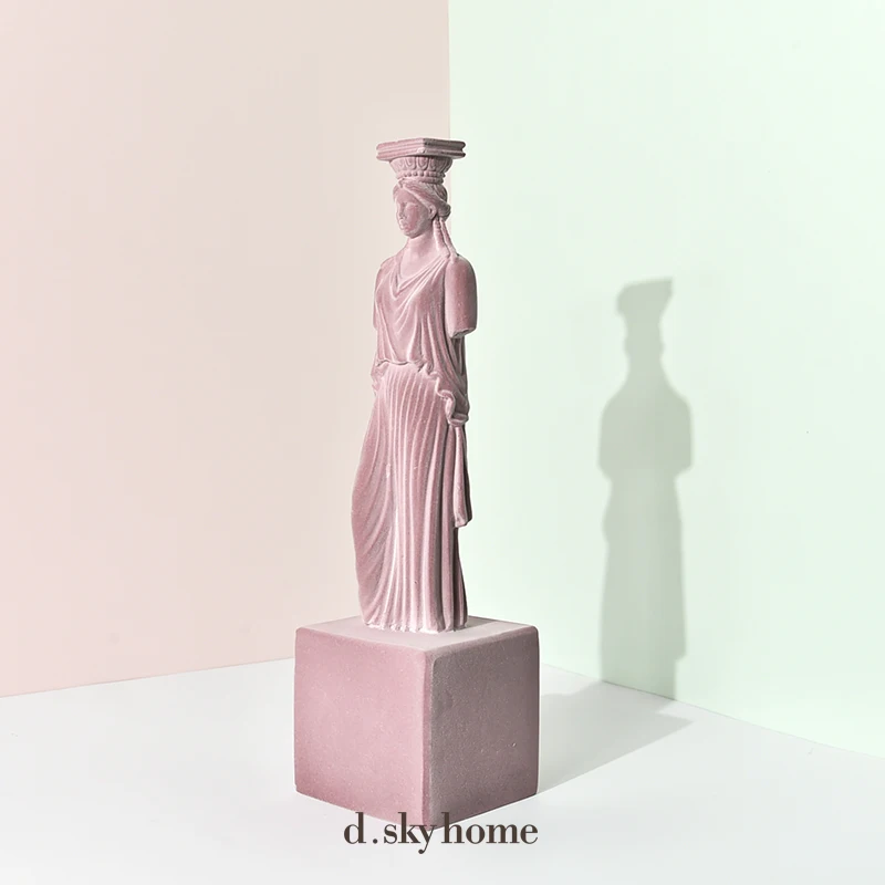 Скандинавские простые цветные флокированные смоляные украшения Hagiya venus в