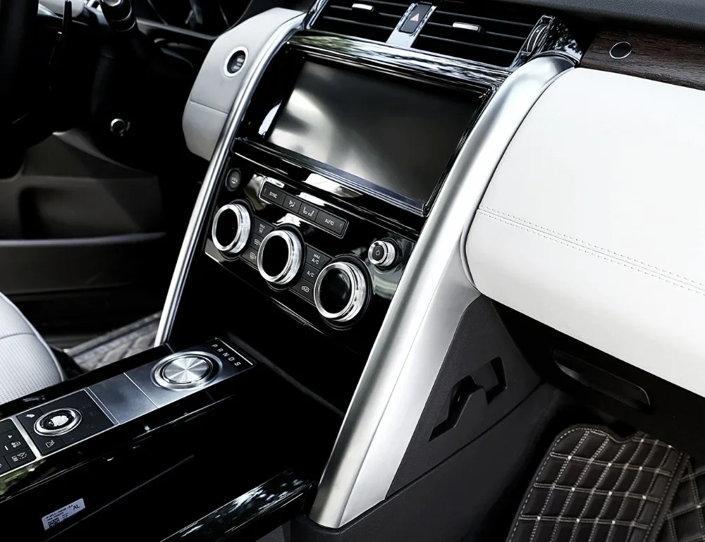 Глянцевые черные ABS центральные боковые декоративные полосы отделка Аксессуары