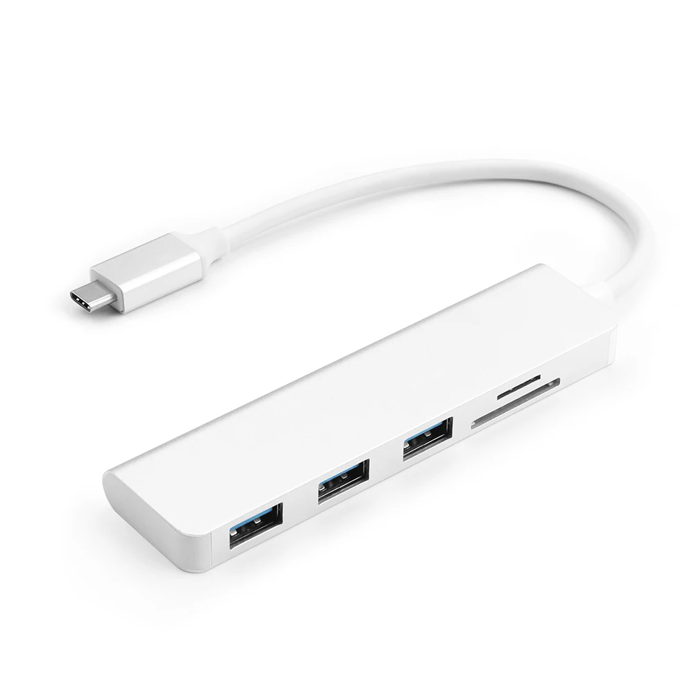 Type-C концентратор 3 USB 3,0 концентратор HDMI/VGA/RJ45 адаптер Thunderbolt 3 USB-C данных TF SD PD слот концентратор для Macbook Pro Air 13 15 16