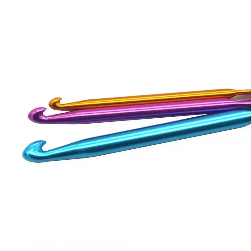 3 шт. алюминиевая вязаная игла крючком брелок Подарочный вязаный переплетенный |