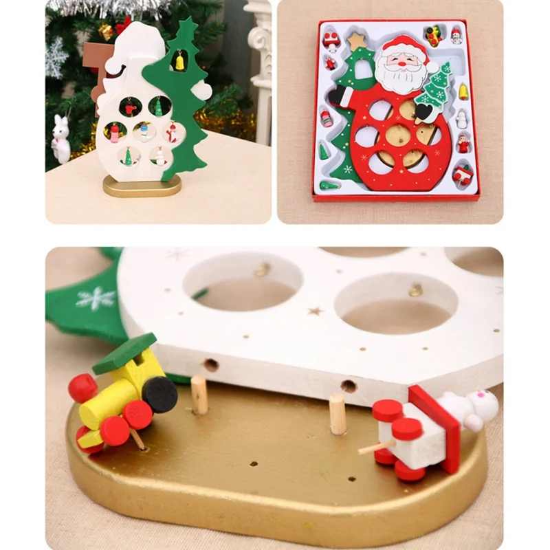 DIY Рождественское украшение Деревянная Рождественская елка рождественское