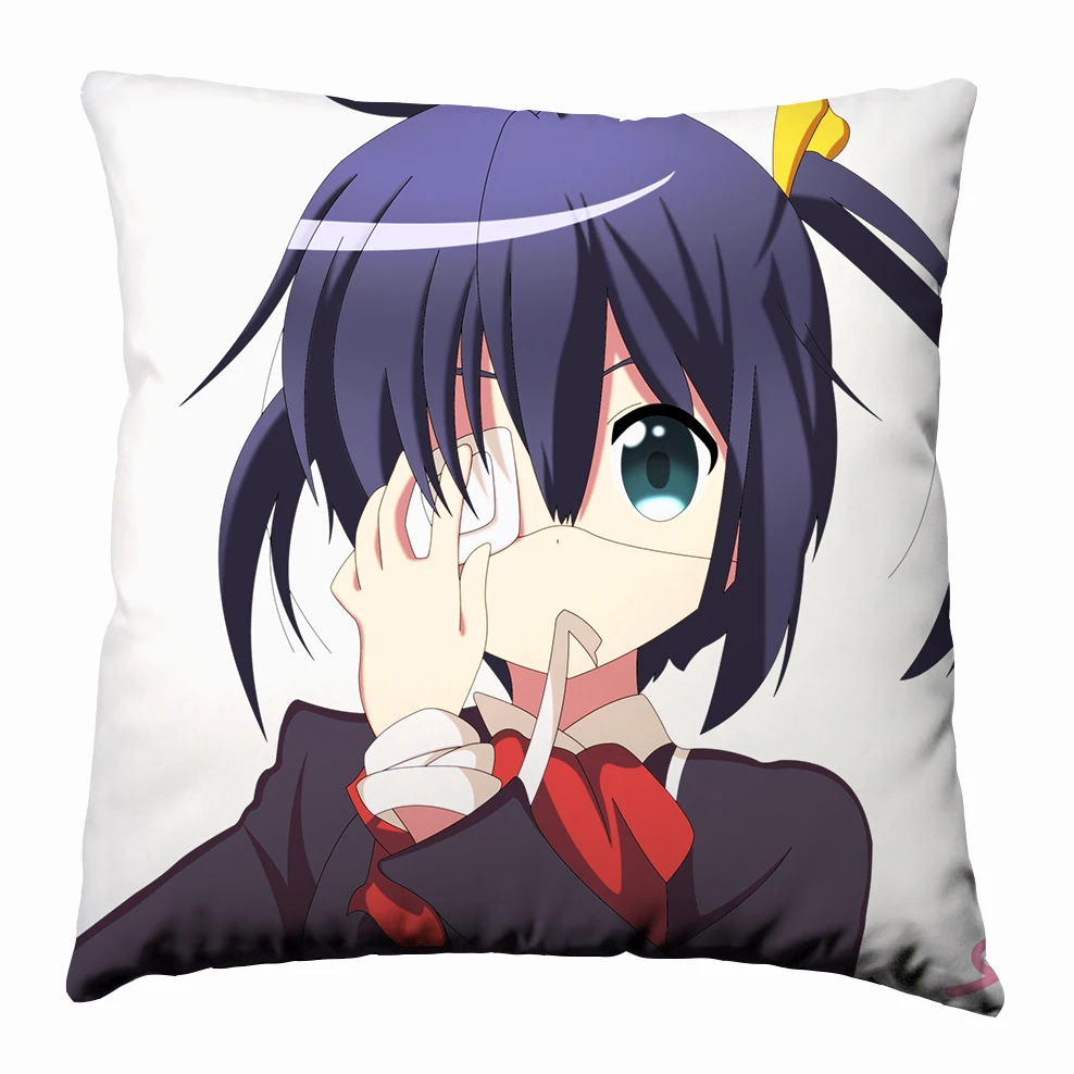 Аниме Манга Chuunibyou Demo Koi Ga Shitai 40x40 см наволочка для подушки чехол сиденья