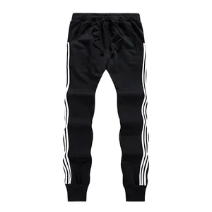 Новинка 2020, модный спортивный костюм, мужские повседневные брюки, хлопковые мужские спортивные штаны в полоску, одежда для фитнеса