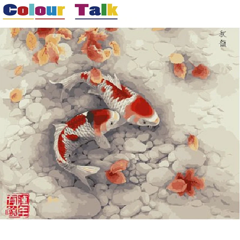 Картина маслом по номерам на холсте Рисование домашнего декора DIY настенные