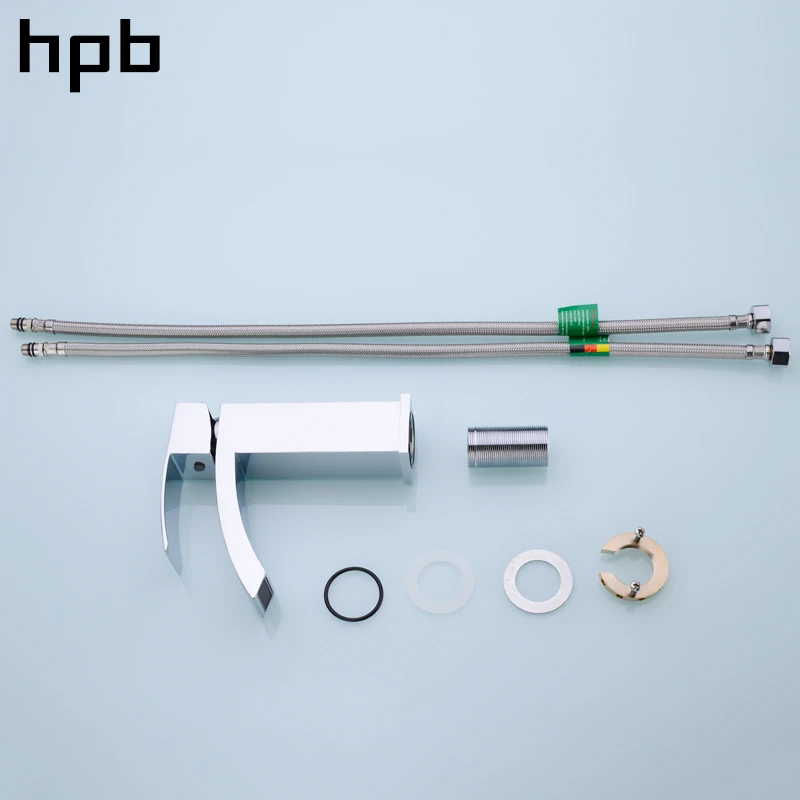 HPB хромированный смеситель для раковины с одной ручкой ванной водопроводный кран