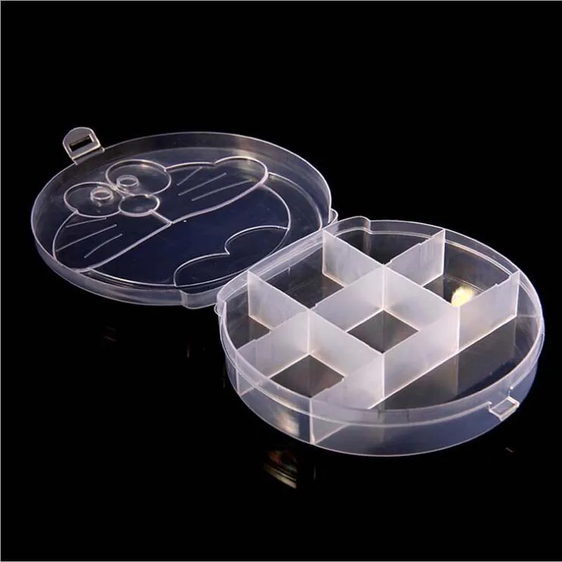 

Cartoon Doraemon Clear Plastic Storage Box Jewelry Organizer Holder Cabinets For Small Objects