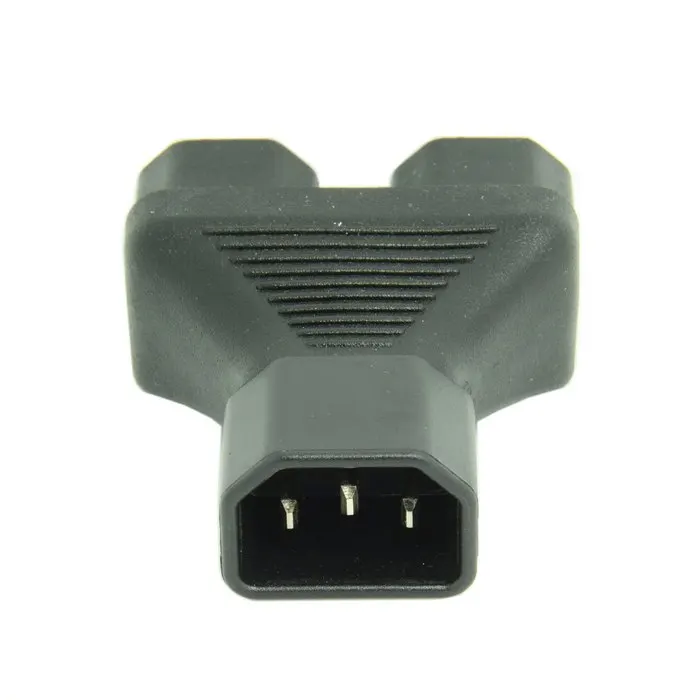 C 14 IEC320 C14 мужской на двойной C13 женский разветвитель типа Y|c13|adapter 360adapter wireless |