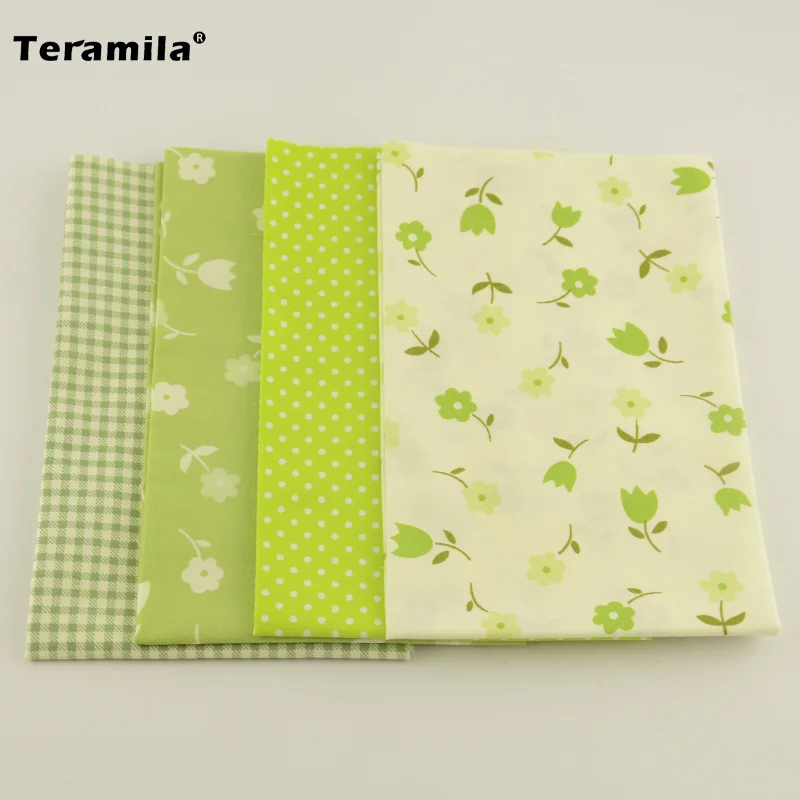 Комплект постельного белья из 100% хлопка 4 шт./лот зеленый цвет|fabric|cloth fabric wholesalecloth