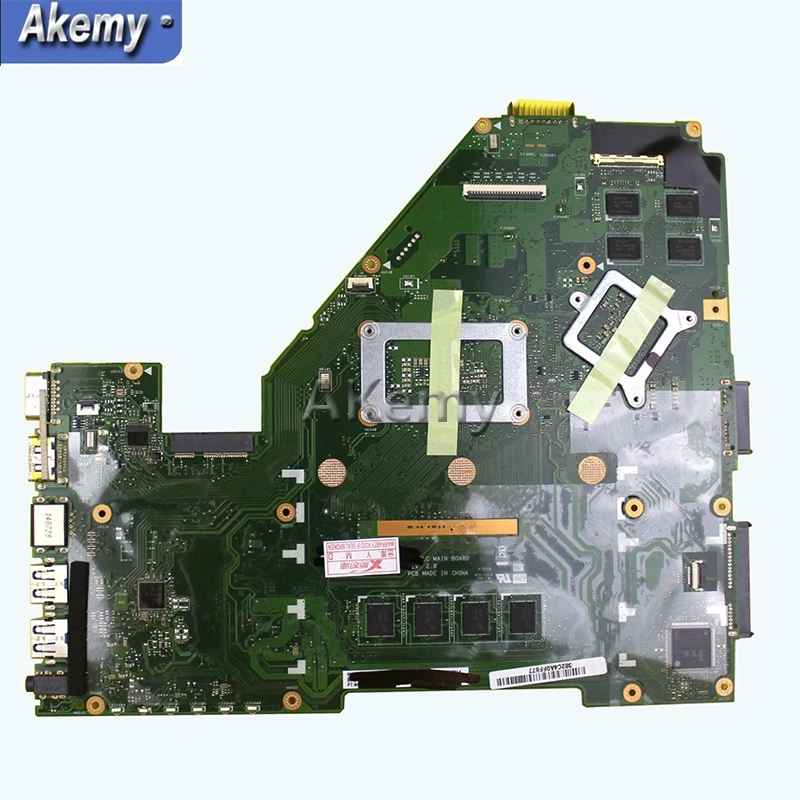 AK X550LC материнская плата для ноутбука For Asus X550LD A550L Y581L W518L X550LN тест оригинальная 4GB