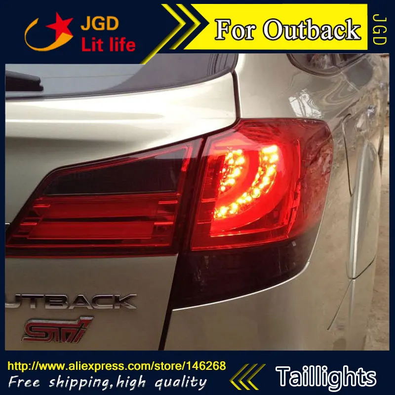 Автомобильный Стайлинг задние фонари для Subaru Outback 2010-2014 светодиодная задняя фара