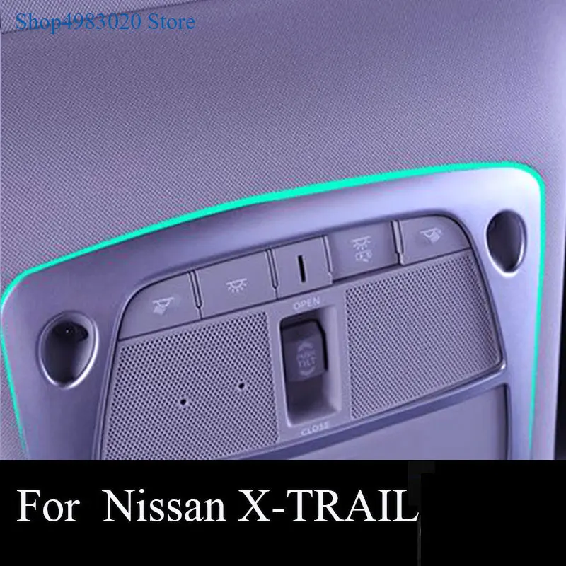 Для Nissan X trail T32 2014 2019 передний и задний световой короб для чтения декоративная
