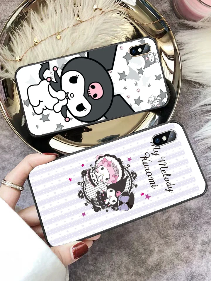 Цветной милый силиконовый чехол Kuromi для iPhone 5 5S 6 6S Plus 7 8 11 Pro X XS Max XR|Бамперы| |