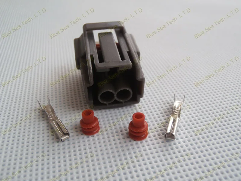 Образец 2 комплекта 2Pin Штепсель для масляной форсунки разъем распылителя топлива