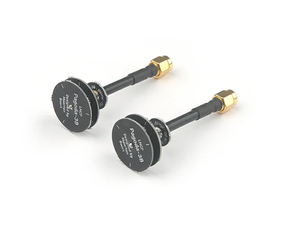 

JMT Pagoda 3 Antenna Omnidirectional Antenna for FPV Racer Helicopters Drone 5.8G Image Transmission