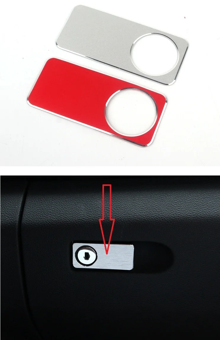Car Glove Storage Box Lock Switch Cover Trim Decoration Sticker Frame For Mercedes Benz E C GLC CLS GLK ML GL GLE Series | Автомобили и