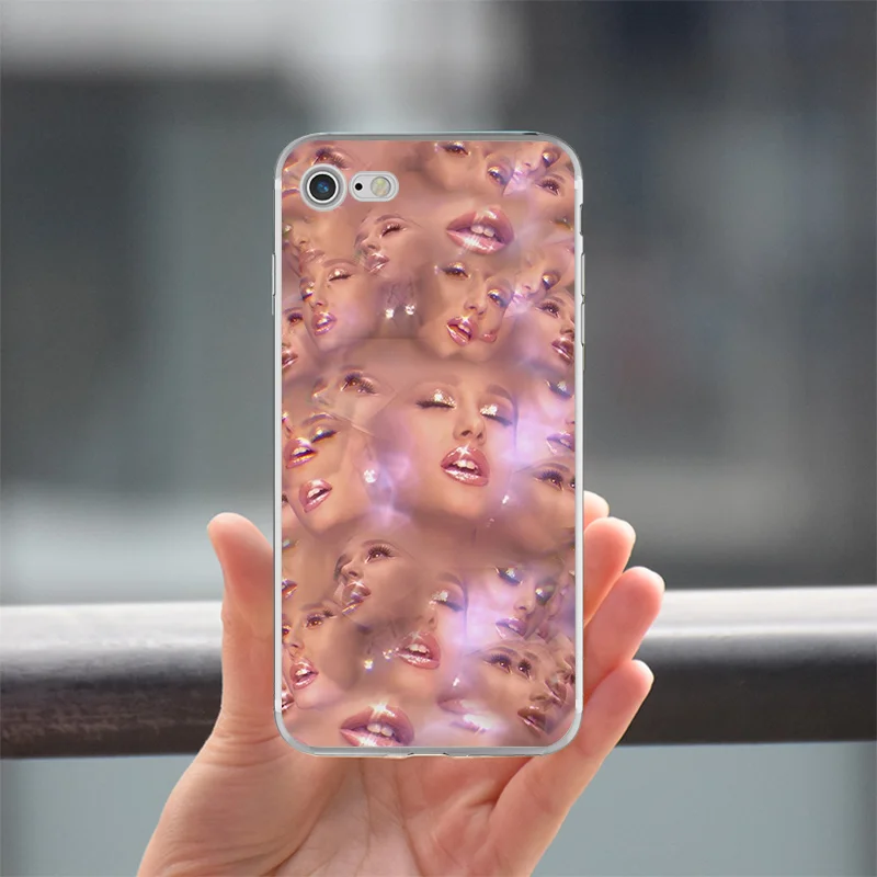 WM01326 Ciciber Ariana Grande AG радужные мягкие ТПУ чехлы для телефонов, чехол для IPhone 11 Pro Max XR XS Max 6 6S 7 8 Plus 5S SE X Fundas Capa - Цвет: WM01326