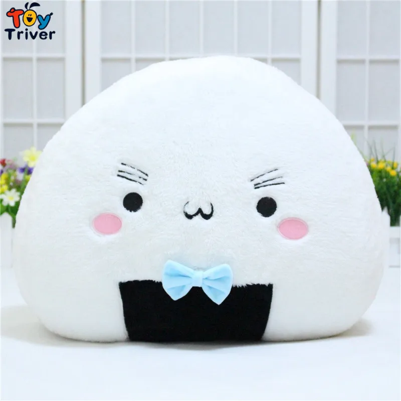 Японская анимация вокруг Onigiri Суши рис Плюшевые игрушки Kawaii мягкая подушка