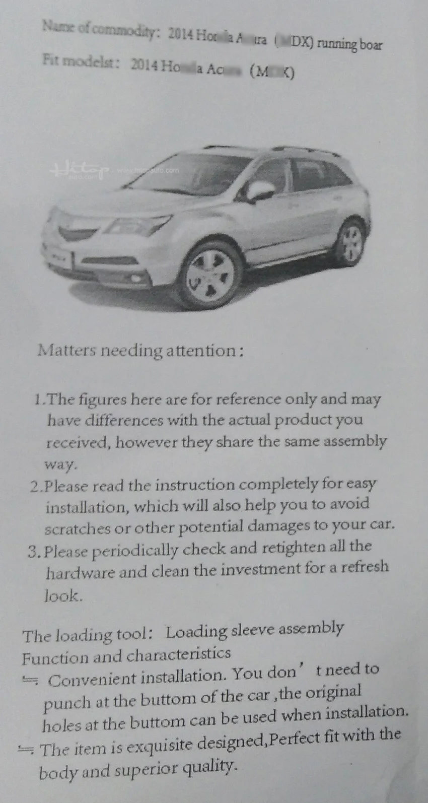 Боковая ходовая панель, боковая планка, педали для Honda Pilot, гарантия качества, нагрузка 300 кг, Акционная цена