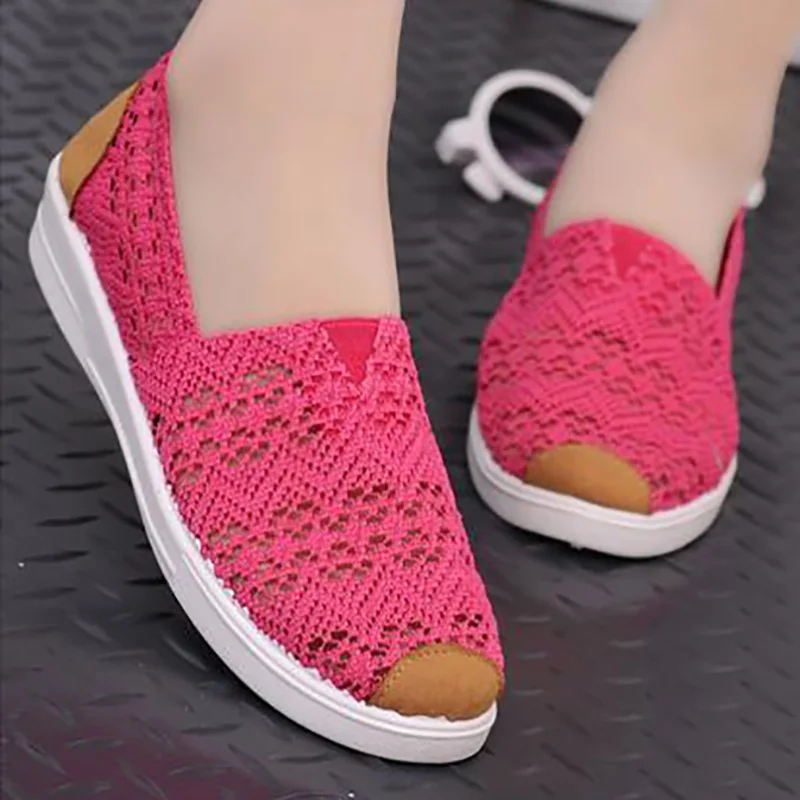 2019 г. Новая женская обувь с водным узором Повседневная дышащая прогулочная