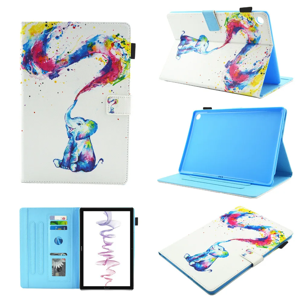 Чехол-книжка для Huawei MediaPad M5 10 8 CMR-W09 CMR-AL09 CMR-W19 из ТПУ и искусственной кожи |