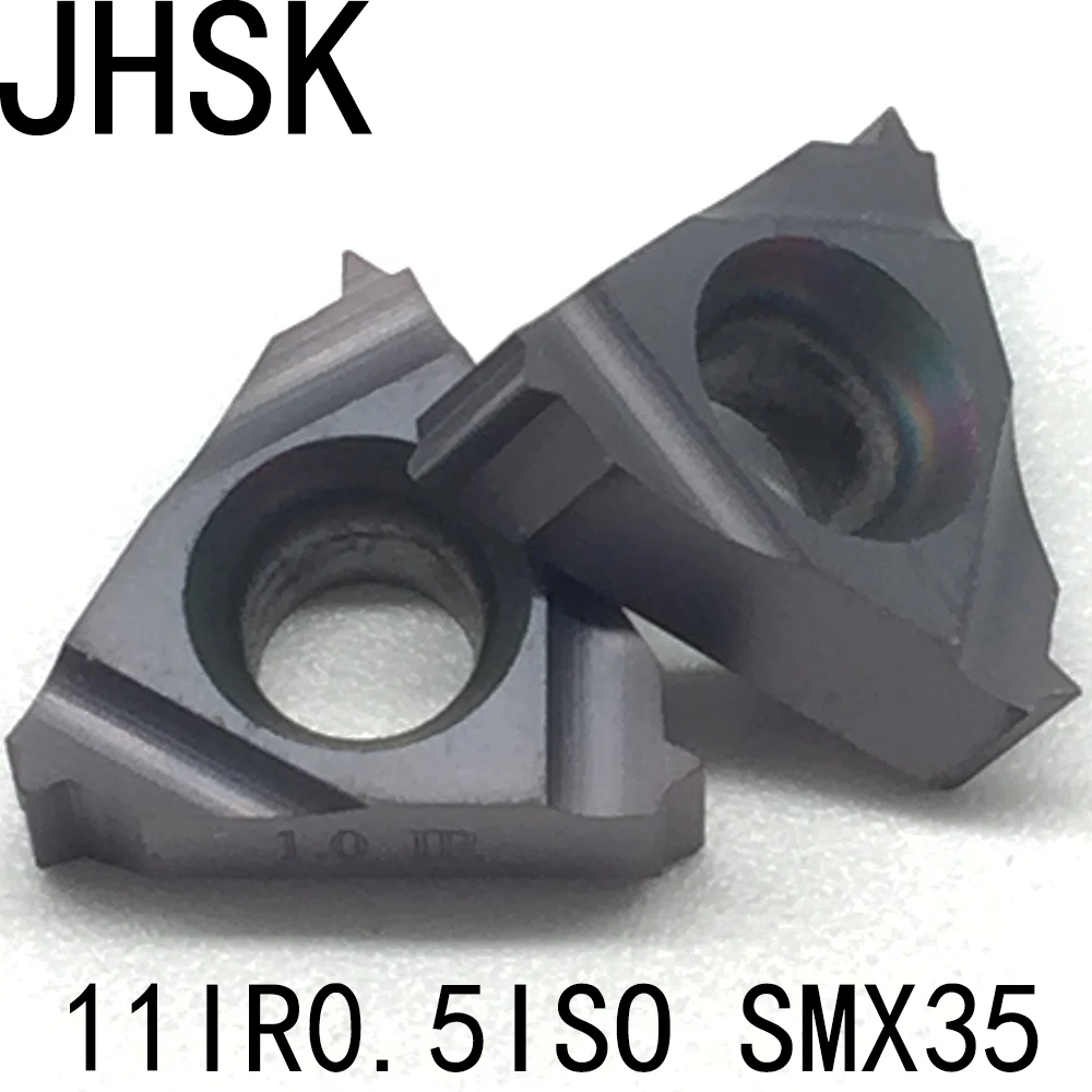 

10 шт., твердосплавные вставки 11ir0.5iso SMX35 для токарного инструмента