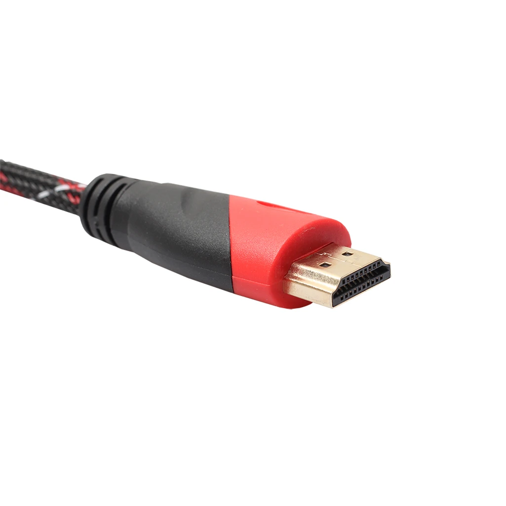 REXLIS нейлоновая оплетка кабеля HDMI 0 5 M 1 м 3 10 кабель 1080 P 3D для PS4 Xbox проектор HD ЖК