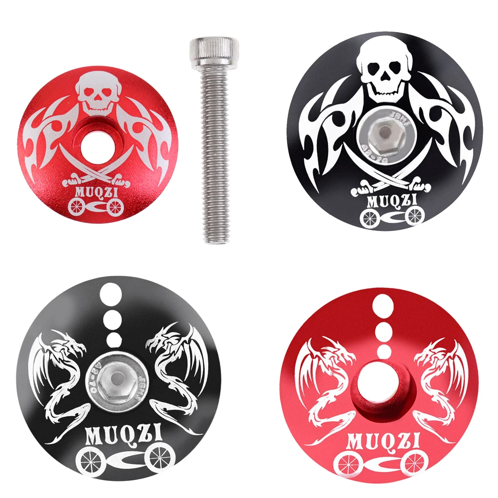 

Велосипедная гарнитура с ЧПУ, верхняя крышка с винтом 1 1/8 ', аксессуары для руля велосипеда