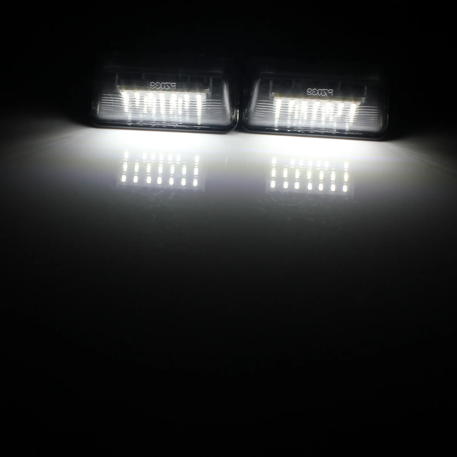 ANGRONG 2x Светодиодный фонарь для номерного знака Peugeot 206 207 307 308 406 407|Сигнальная