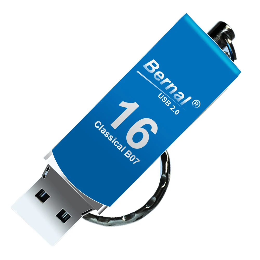 Bernal вращающаяся Металлическая usb-флеш-память 2 0 128 МБ 1 ГБ высокоскоростная