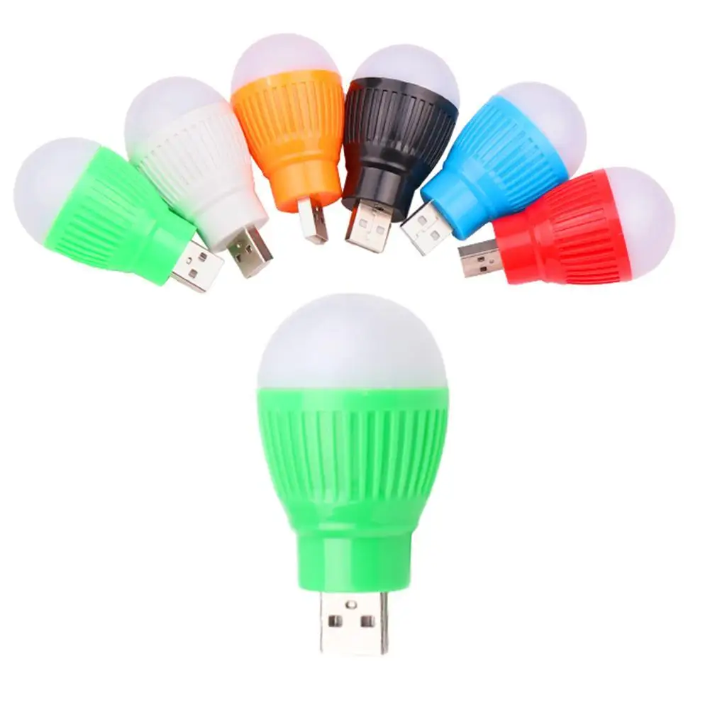 1 Вт Светодиодная энергосберегающая USB портативная мини лампа аккумуляторная