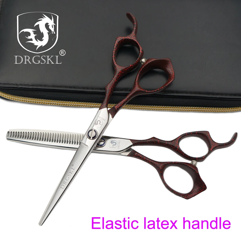 

[DRGSKL] NEW senior hair cut scissors, solo professional barber hairdressing scissors hair thinning shears high quality