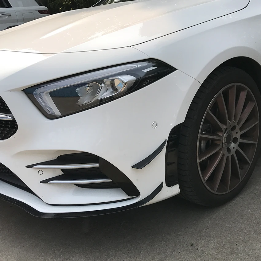 Для Mercedes Benz A Class W177 A180 A200 A220 A250 спортивные наклейки на передний бампер